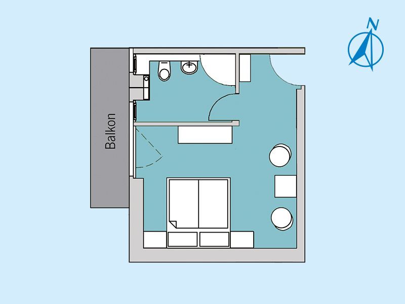 Grundriss – Zimmer 10