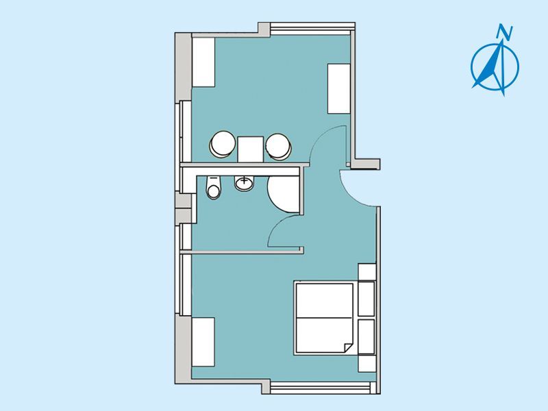 Grundriss – Appartement 20