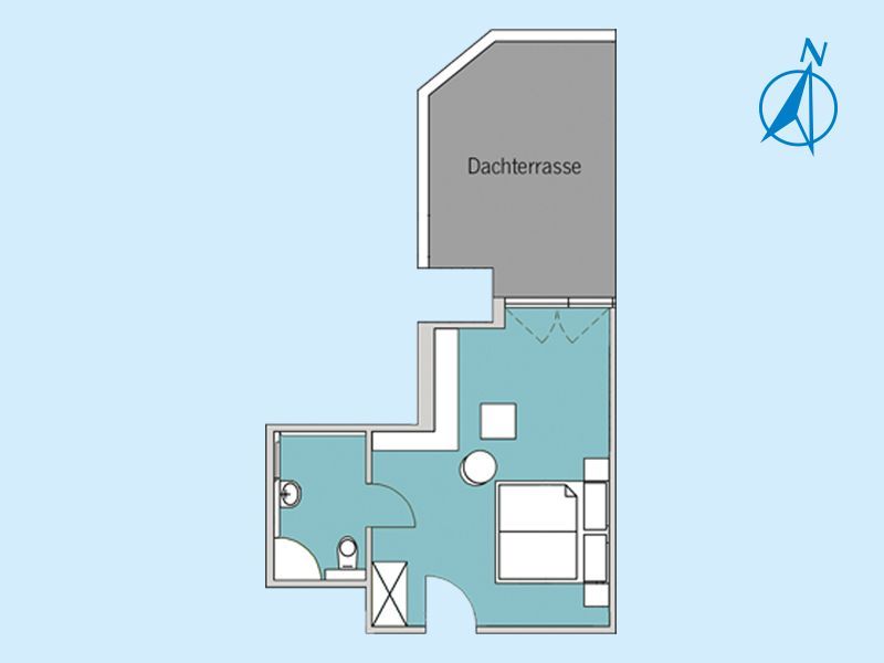 Grundriss – Zimmer 22