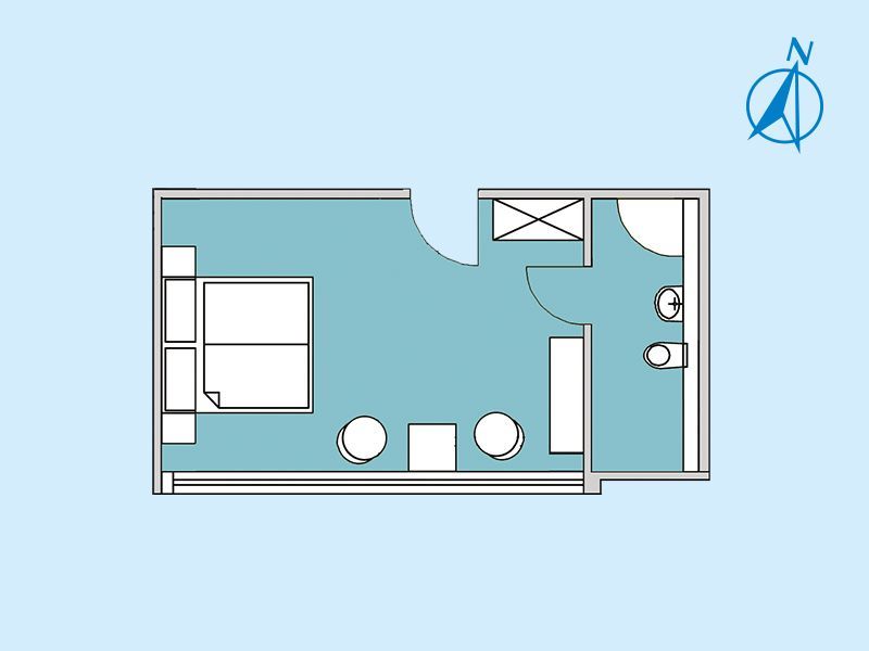 Grundriss – Zimmer 25